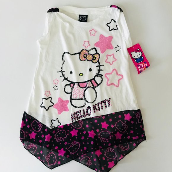 Hello Kitty Girls Tunic Top - Picture 1 of 2